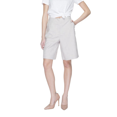 Bermuda en polyester gris Vero Moda