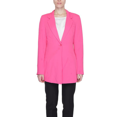 Blazer rose en polyester Vero Moda