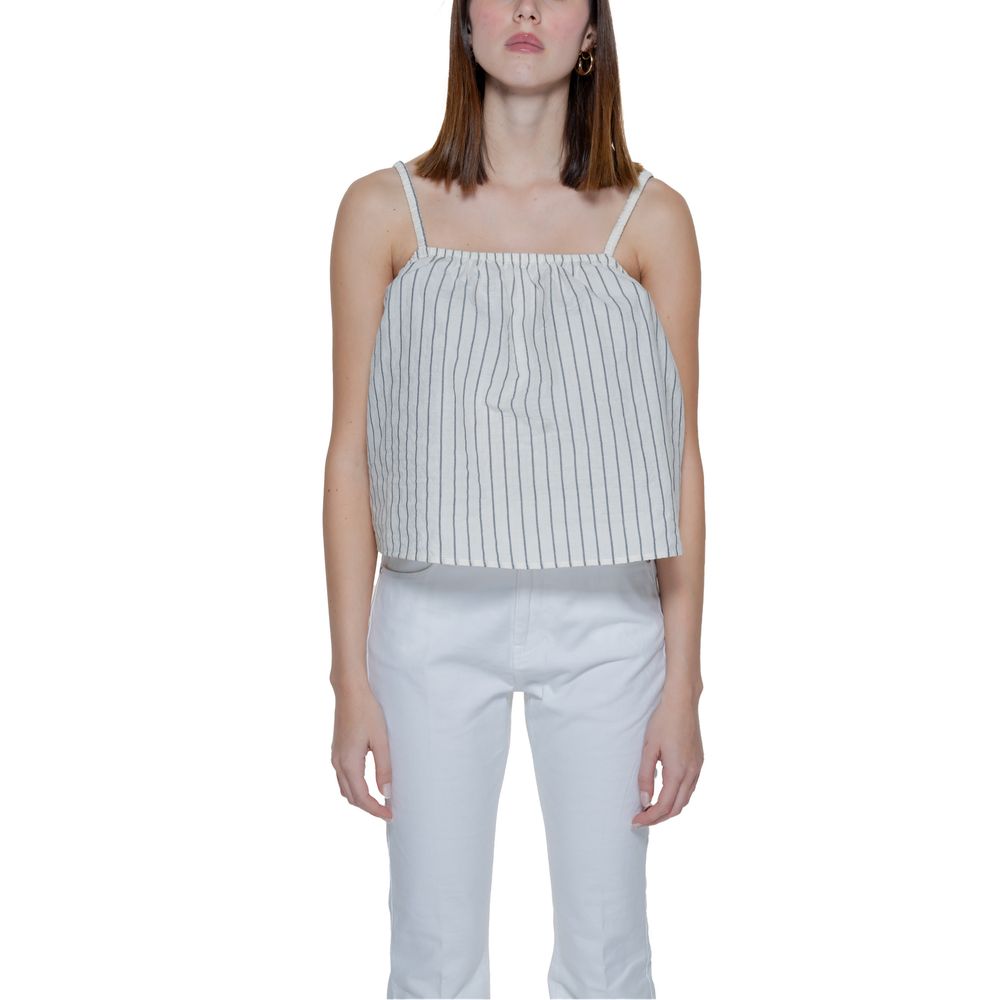 Débardeur en coton biologique beige Vero Moda