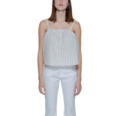 Débardeur en coton biologique beige Vero Moda