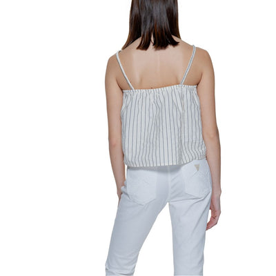 Débardeur en coton biologique beige Vero Moda