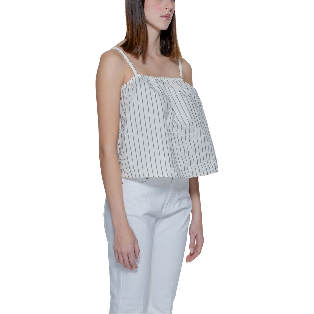 Débardeur en coton biologique beige Vero Moda