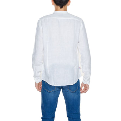 Chemise en lin blanc Blauer