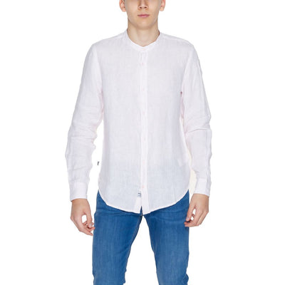 Chemise en lin multicolore Blauer