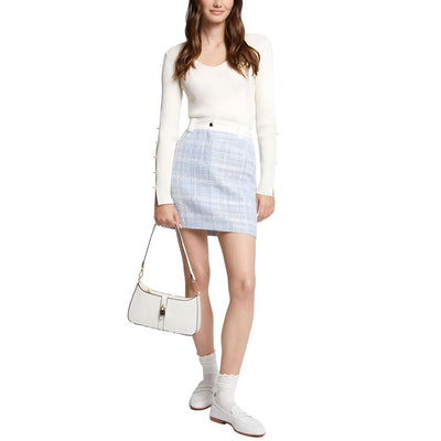 Morgan De Toi Blauwe Polyester Mini