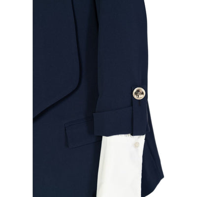Blazer bleu en polyester Rinascimento