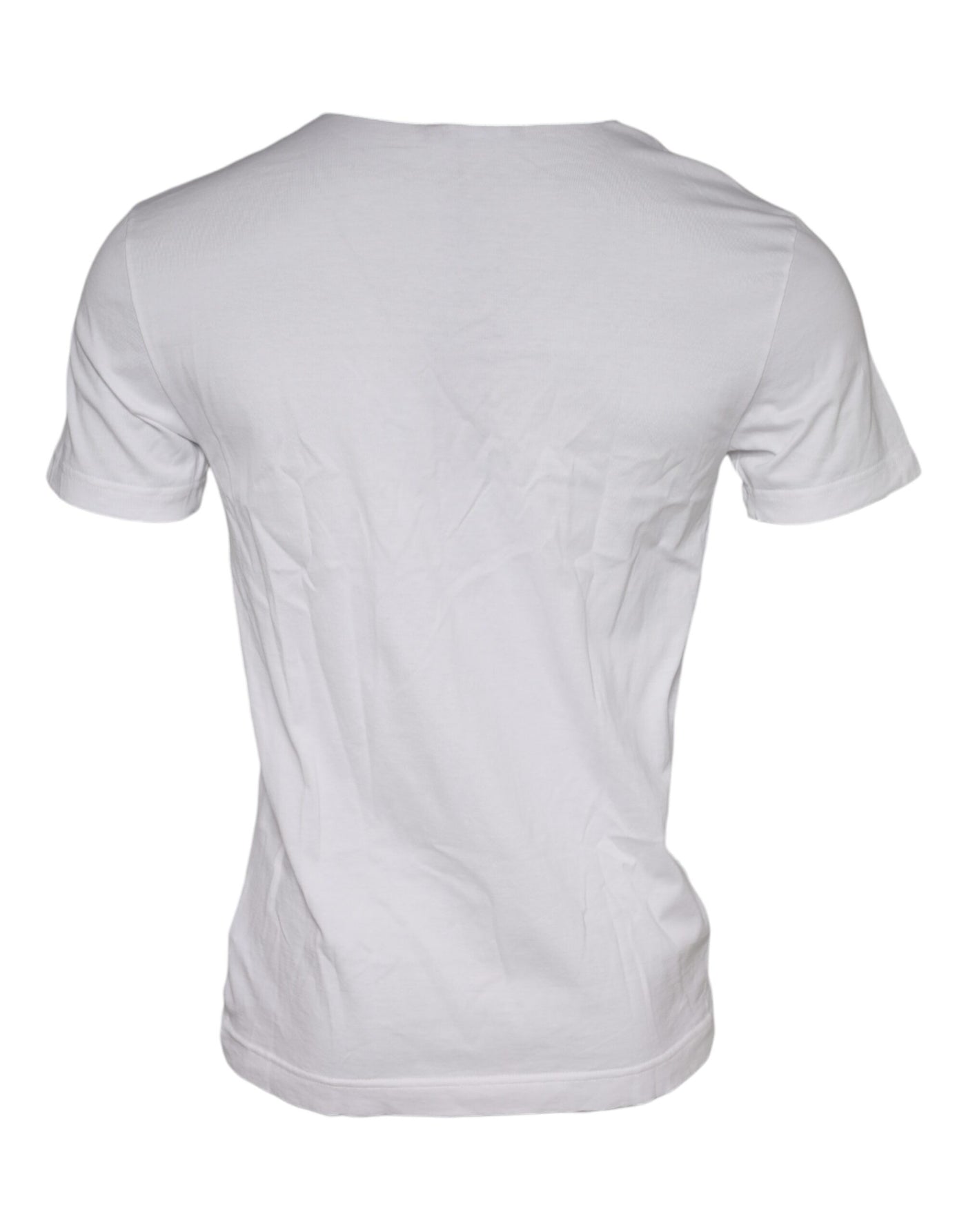 Dolce &amp; Gabbana Wit T-shirt met ronde hals en grafische print van katoen