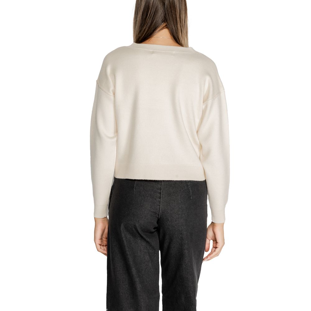 Pull en viscose blanc Vero Moda