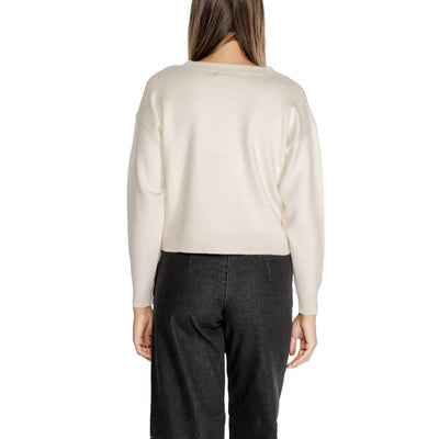 Pull en viscose blanc Vero Moda