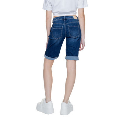 Bermuda en coton bleu Street One