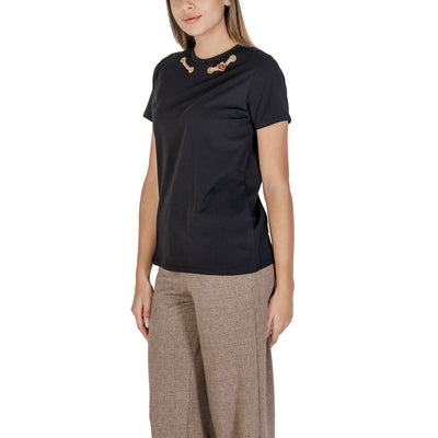 Alviero Martini Prima Classe Black Cotton T-Shirt