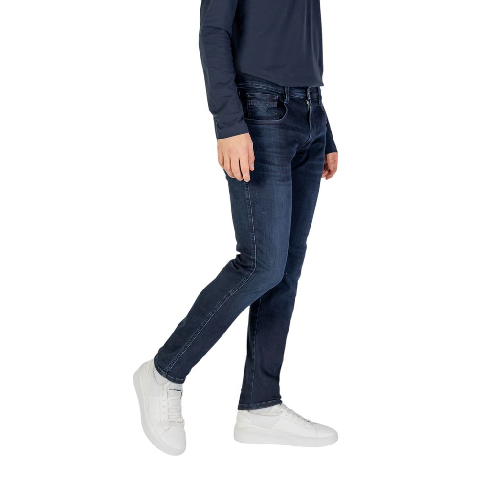 Replay blauwe katoenen jeans en broek