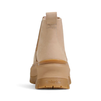Bottines en cuir suédé beige Timberland