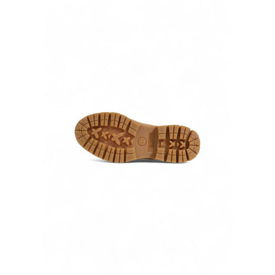Bottines en cuir suédé beige Timberland