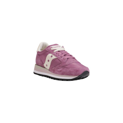 Baskets en cuir suédé rose Saucony