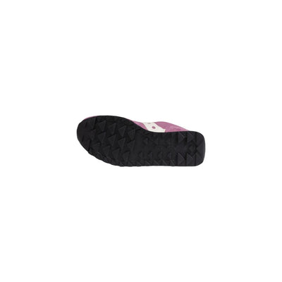 Baskets en cuir suédé rose Saucony