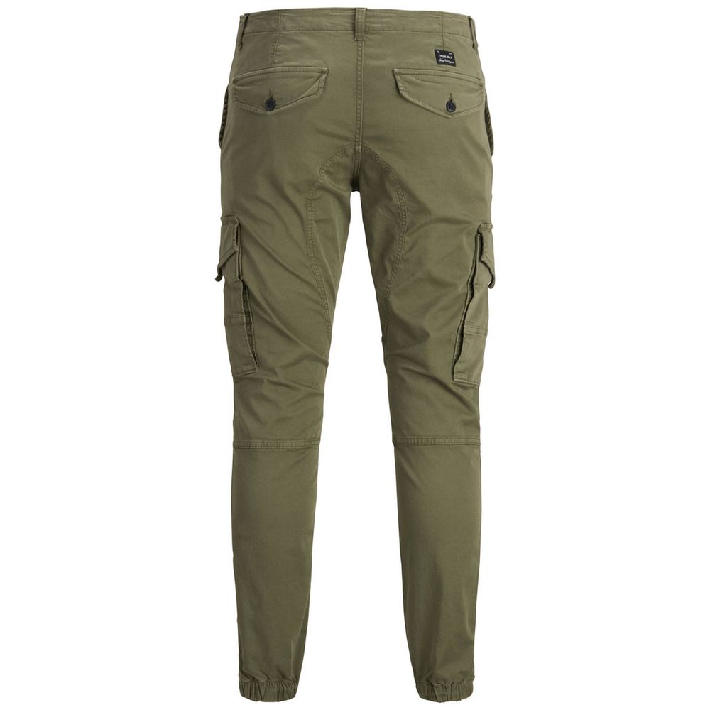 Jack Jones Groene Katoenen Skinny Broek
