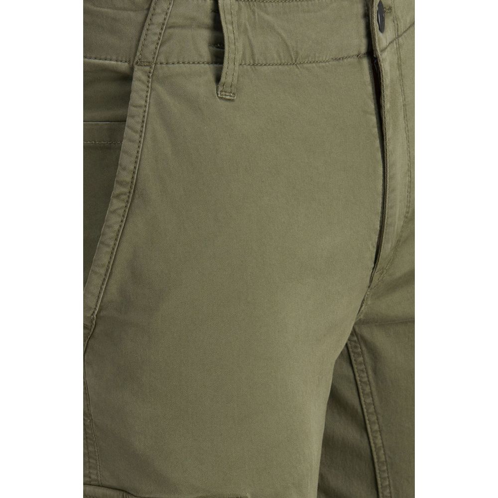 Jack Jones Groene Katoenen Skinny Broek