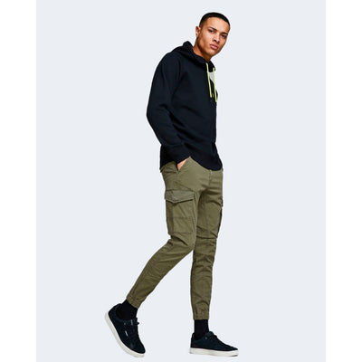 Jack Jones Groene Katoenen Skinny Broek