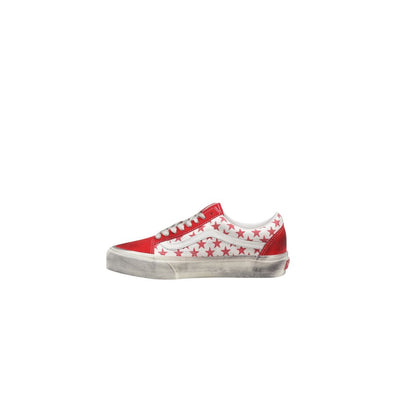 Baskets en cuir suédé rouge Vans