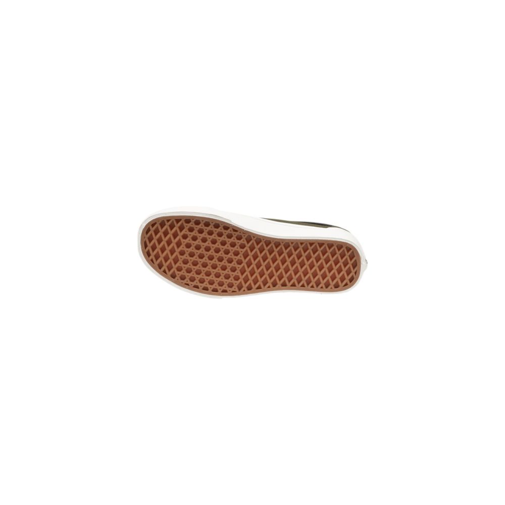 Baskets en cuir vert Vans