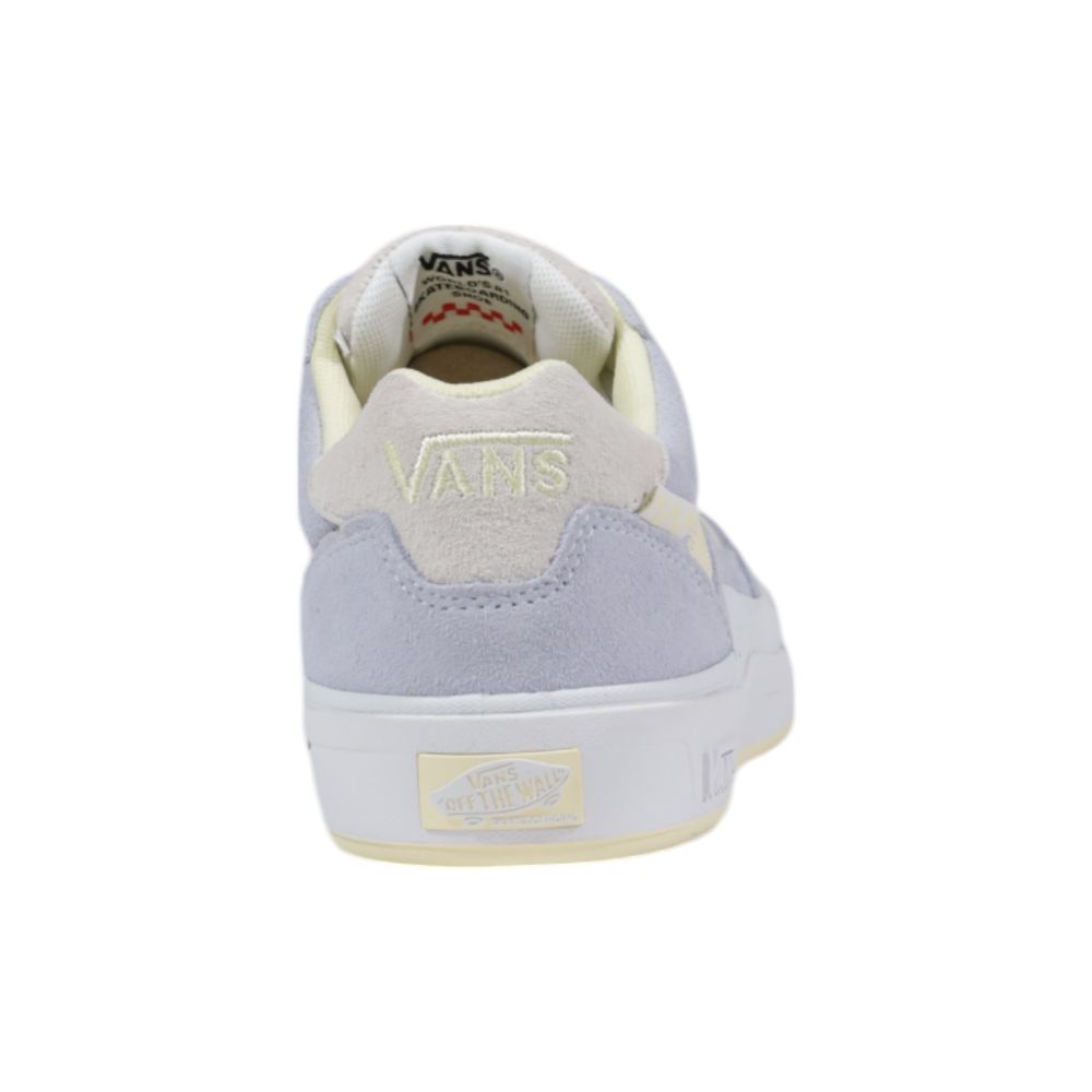 Baskets en cuir suédé violet Vans