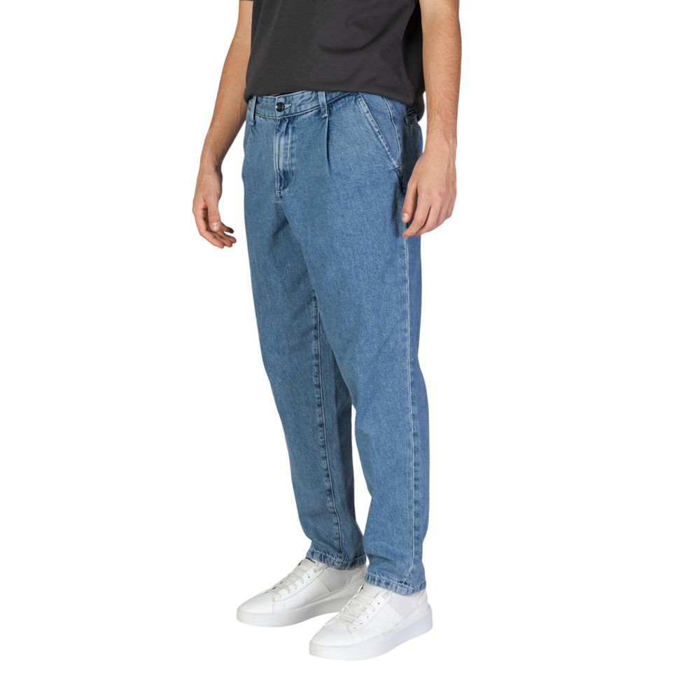 Jack Jones Blauwe Katoenen Relaxed Fit Jean