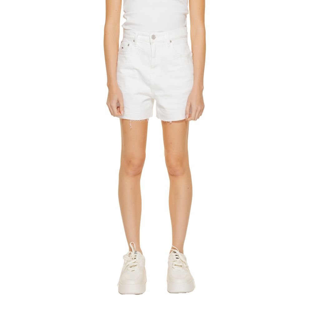 Short Tommy Hilfiger Jeans en coton recyclé blanc