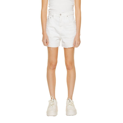 Short Tommy Hilfiger Jeans en coton recyclé blanc