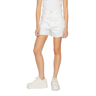 Short Tommy Hilfiger Jeans en coton recyclé blanc