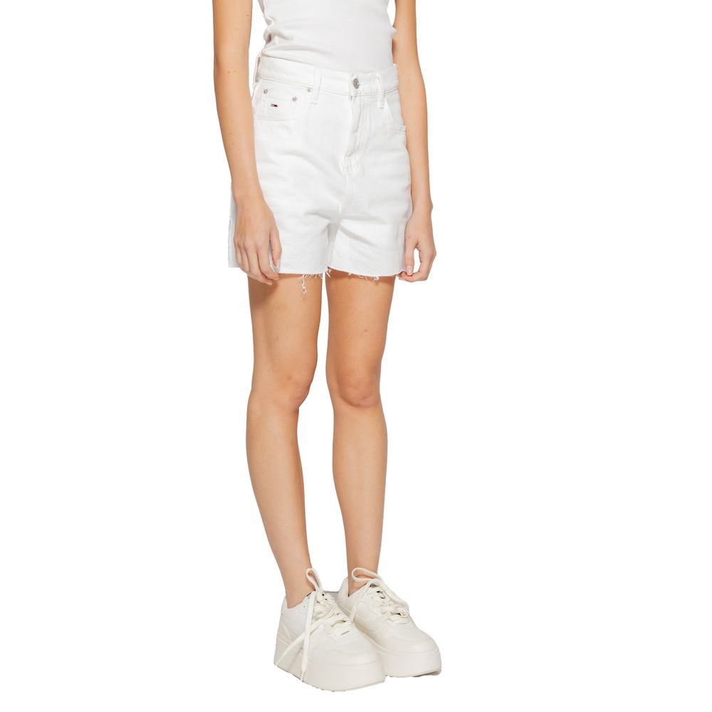 Short Tommy Hilfiger Jeans en coton recyclé blanc
