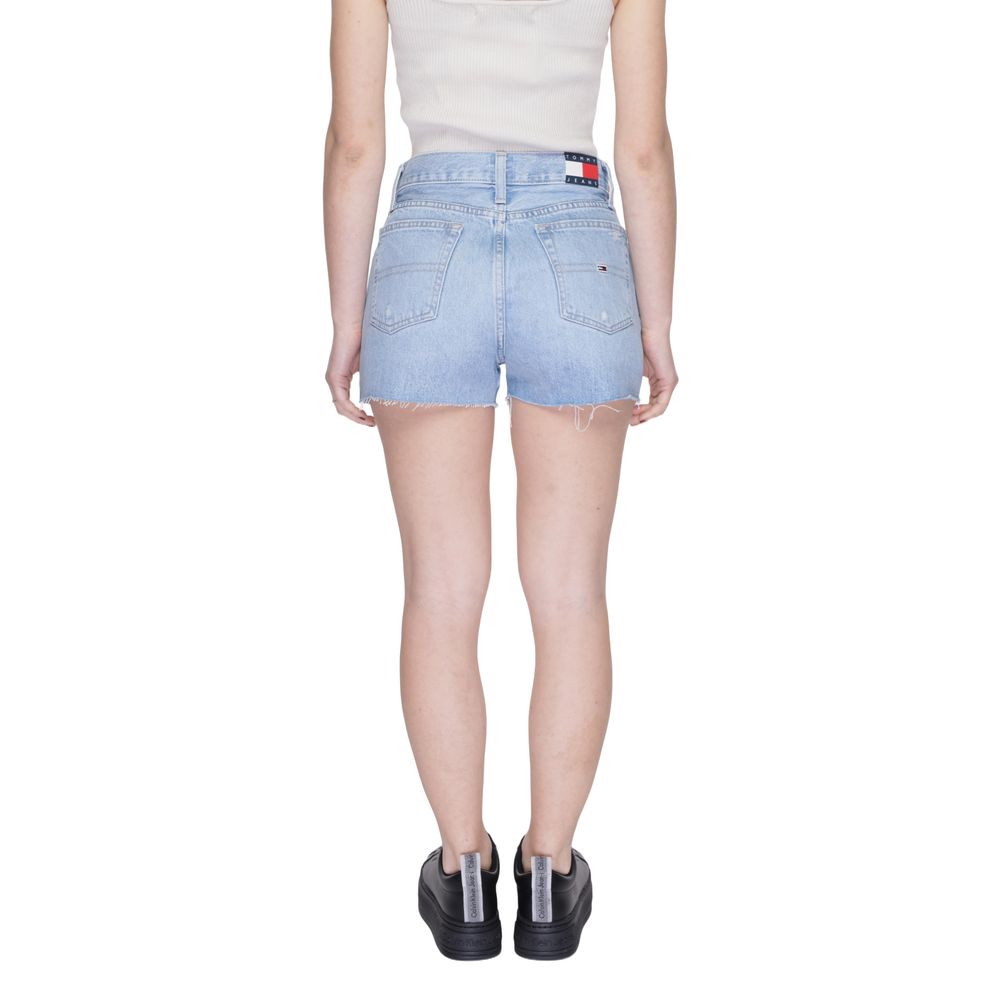 Short en coton bleu clair Tommy Hilfiger Jeans