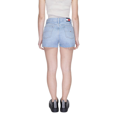 Short en coton bleu clair Tommy Hilfiger Jeans