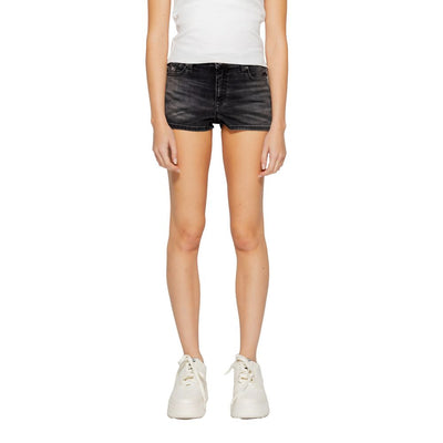 Short Tommy Hilfiger Jeans noir en coton recyclé