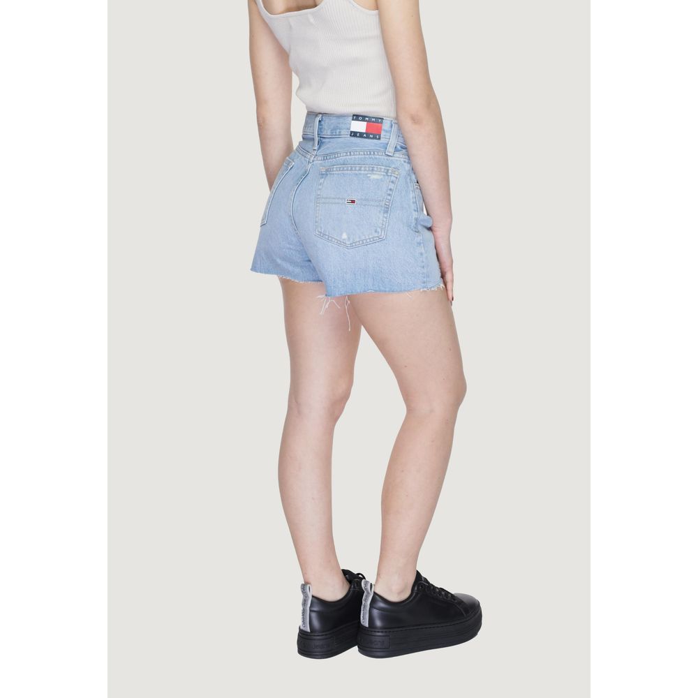 Short en coton bleu clair Tommy Hilfiger Jeans