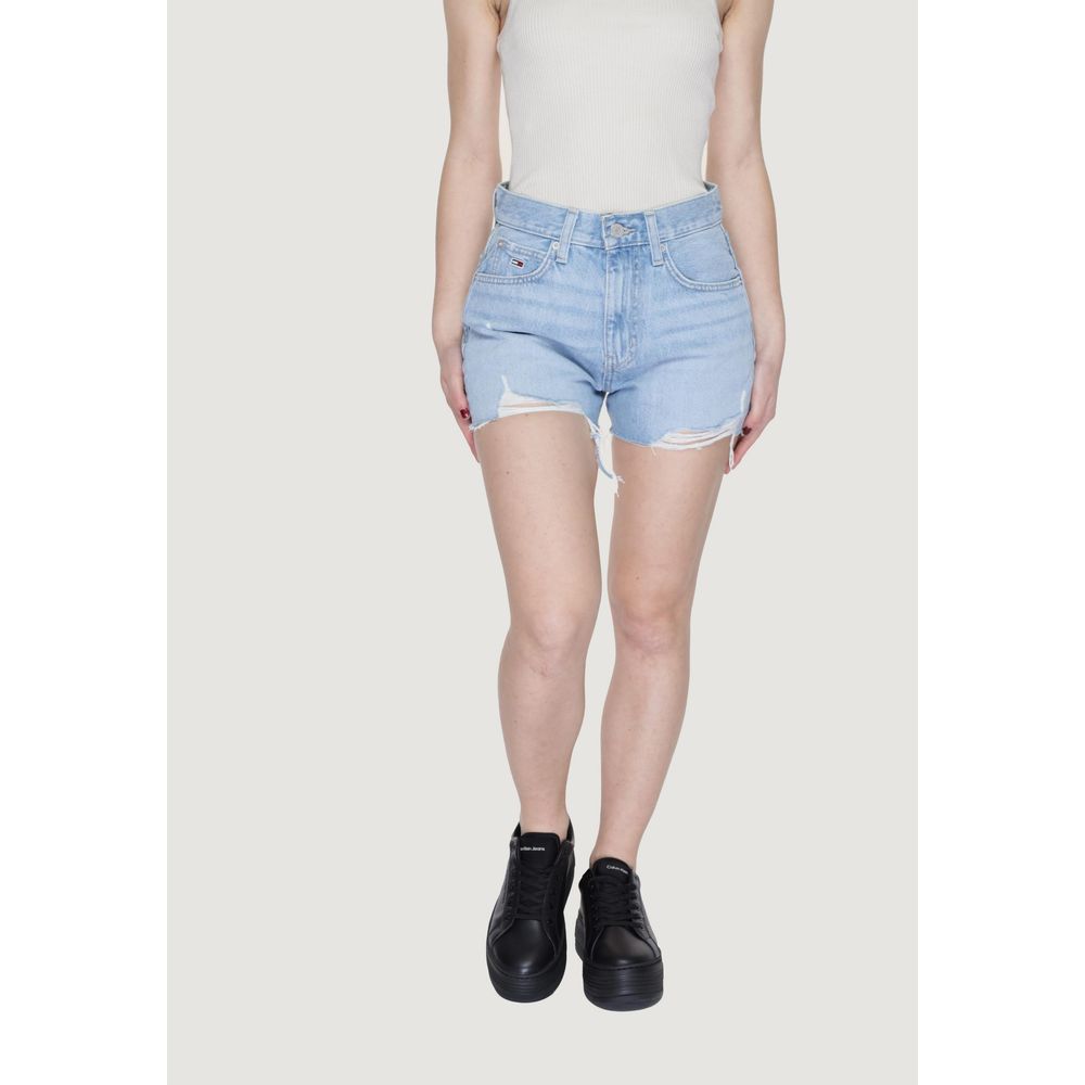 Short en coton bleu clair Tommy Hilfiger Jeans