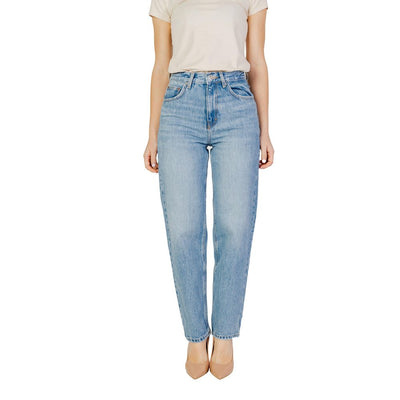Jean et pantalon en coton bleu clair uniquement