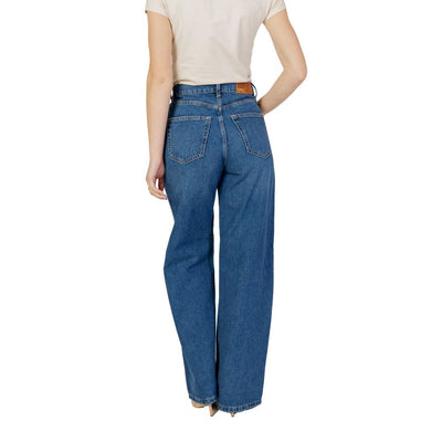 Jean coupe décontractée en coton bleu Only