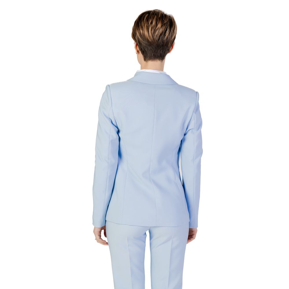 Blazer bleu en polyester Sandro Ferrone