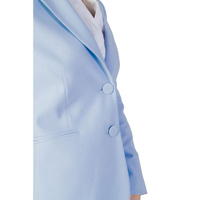 Blazer bleu en polyester Sandro Ferrone