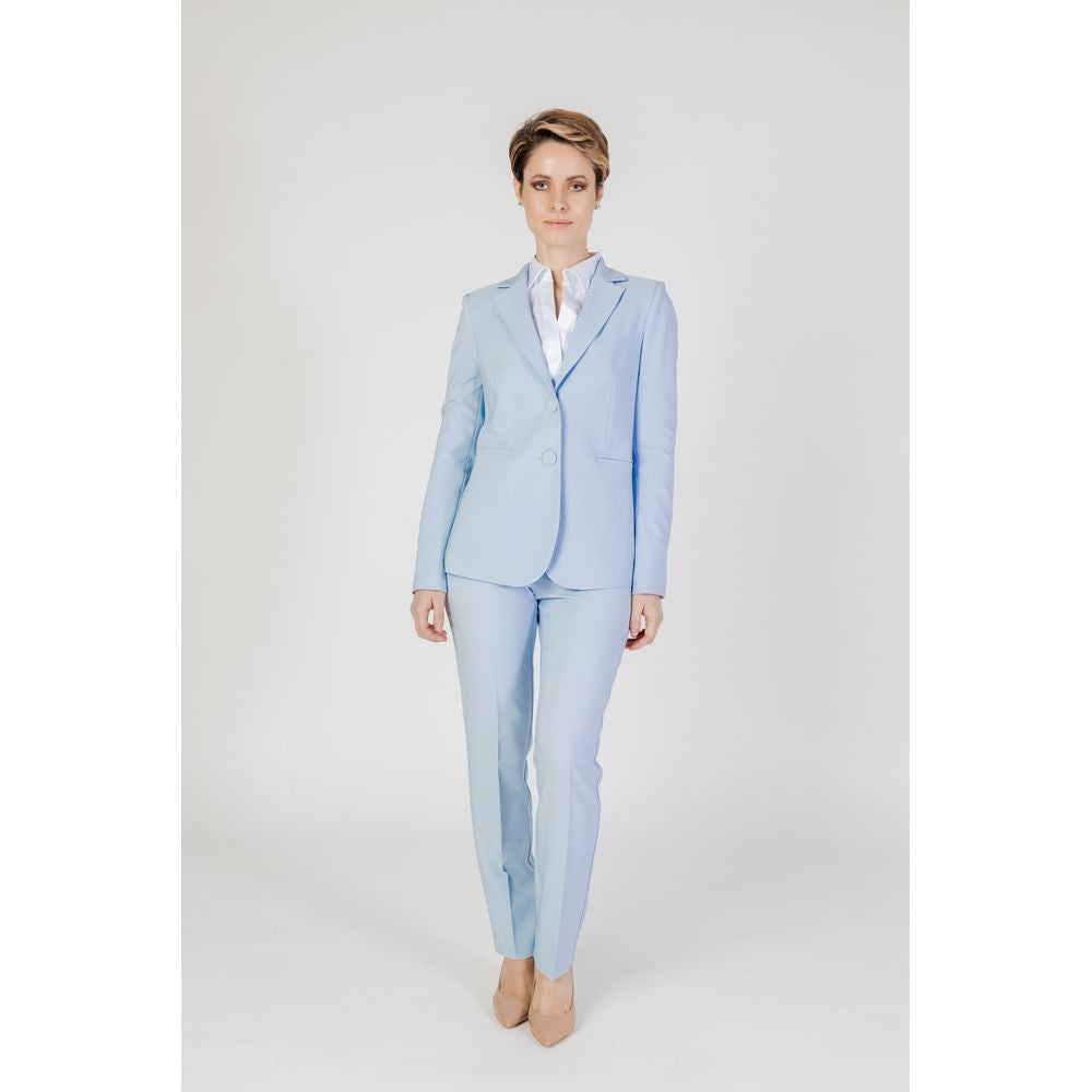 Blazer bleu en polyester Sandro Ferrone