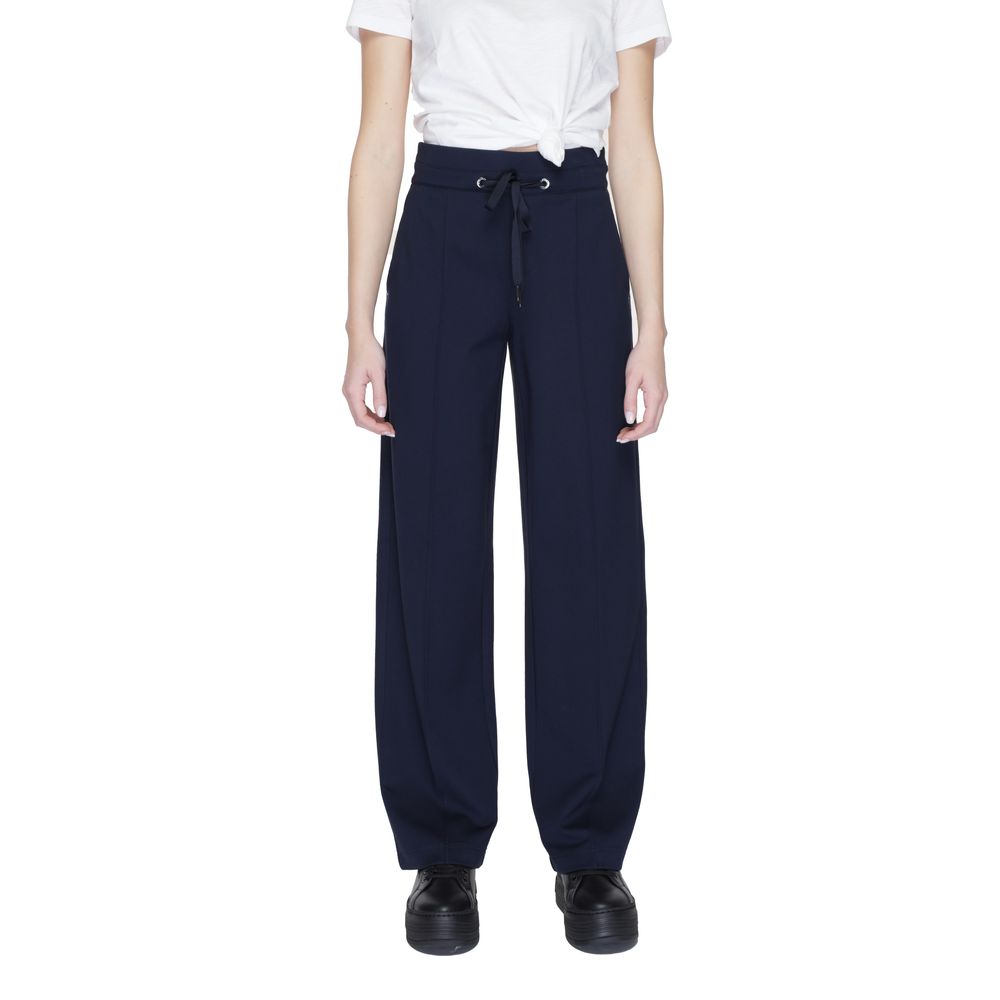 Pantalon en viscose bleu Street One