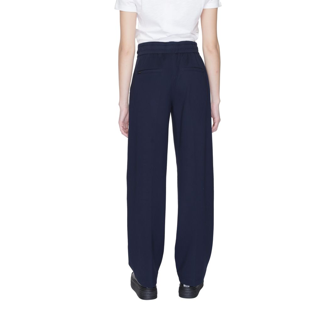 Pantalon en viscose bleu Street One