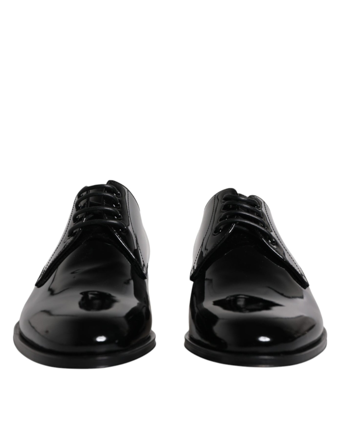 Dolce &amp; Gabbana Zwarte Patentleren Derby Formele Schoenen