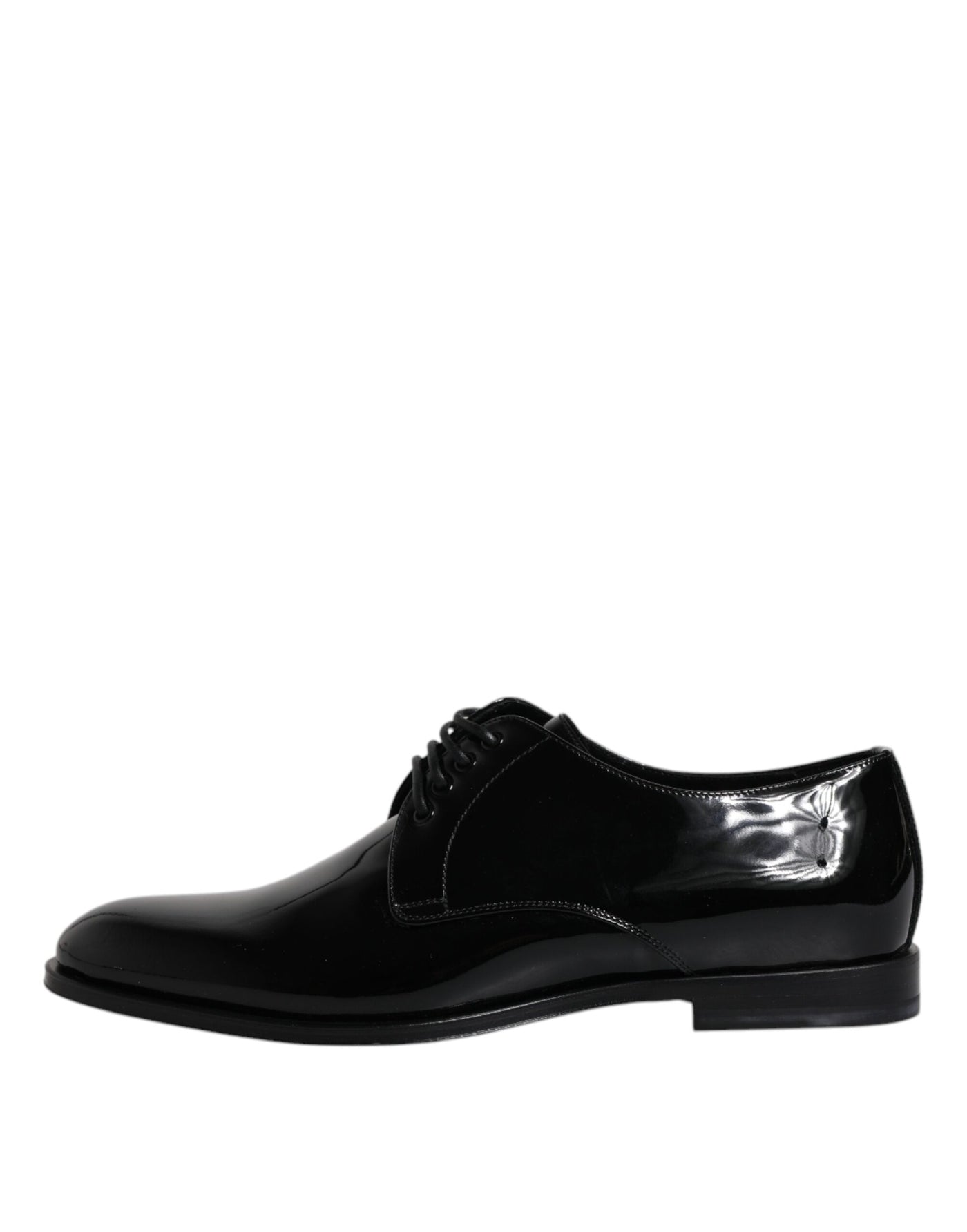 Dolce &amp; Gabbana Zwarte Patentleren Derby Formele Schoenen