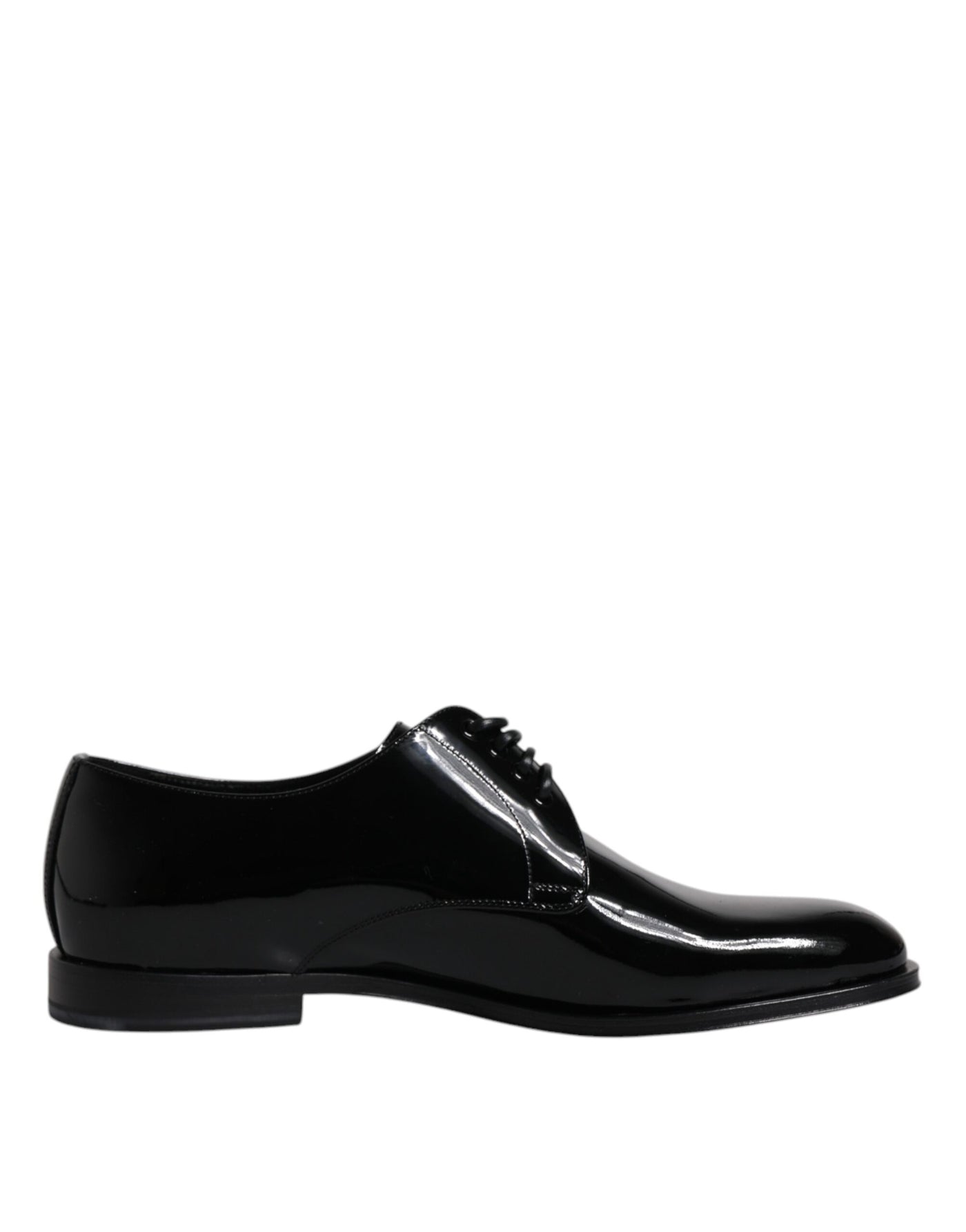 Dolce &amp; Gabbana Zwarte Patentleren Derby Formele Schoenen