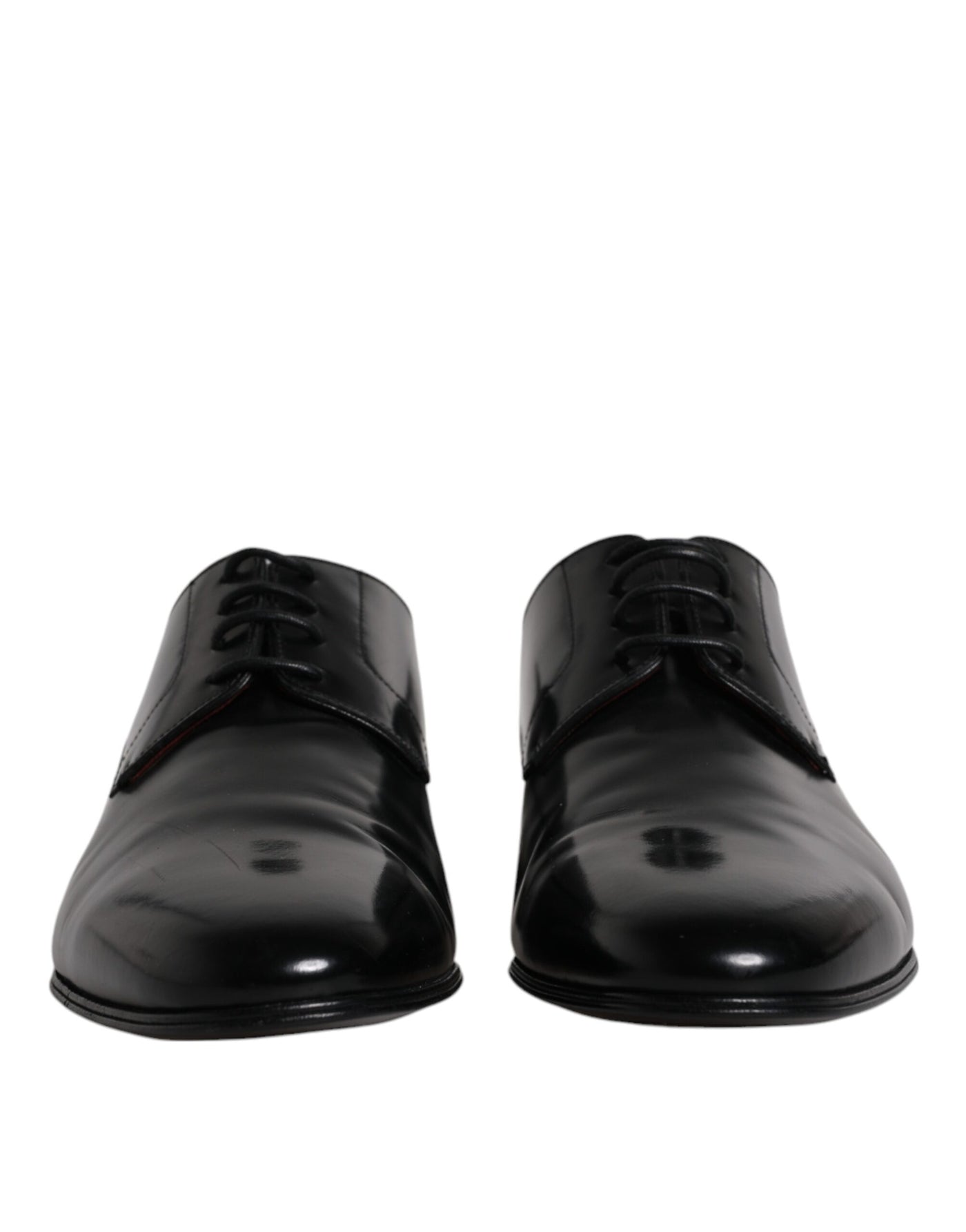 Dolce &amp; Gabbana Zwarte Leren Veterschoenen voor Heren
