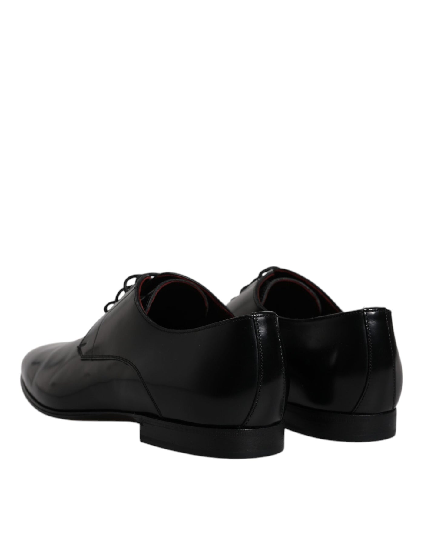 Dolce &amp; Gabbana Zwarte Leren Veterschoenen voor Heren