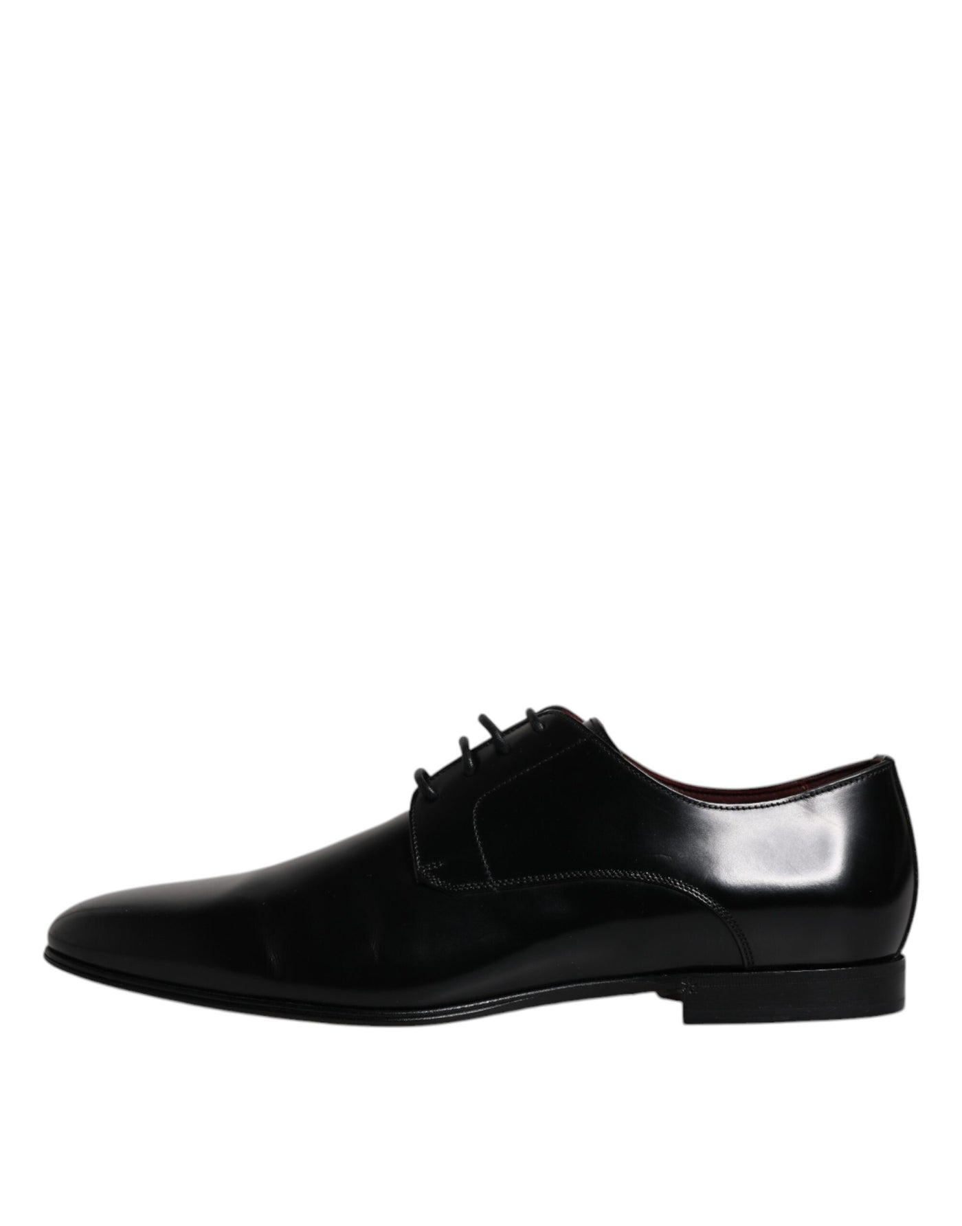 Dolce &amp; Gabbana Zwarte Leren Veterschoenen voor Heren