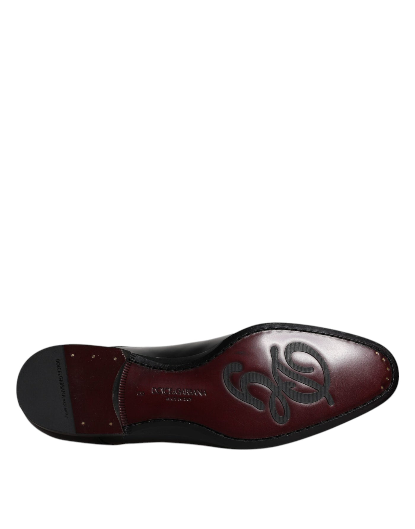 Dolce &amp; Gabbana Zwarte Leren Veterschoenen voor Heren